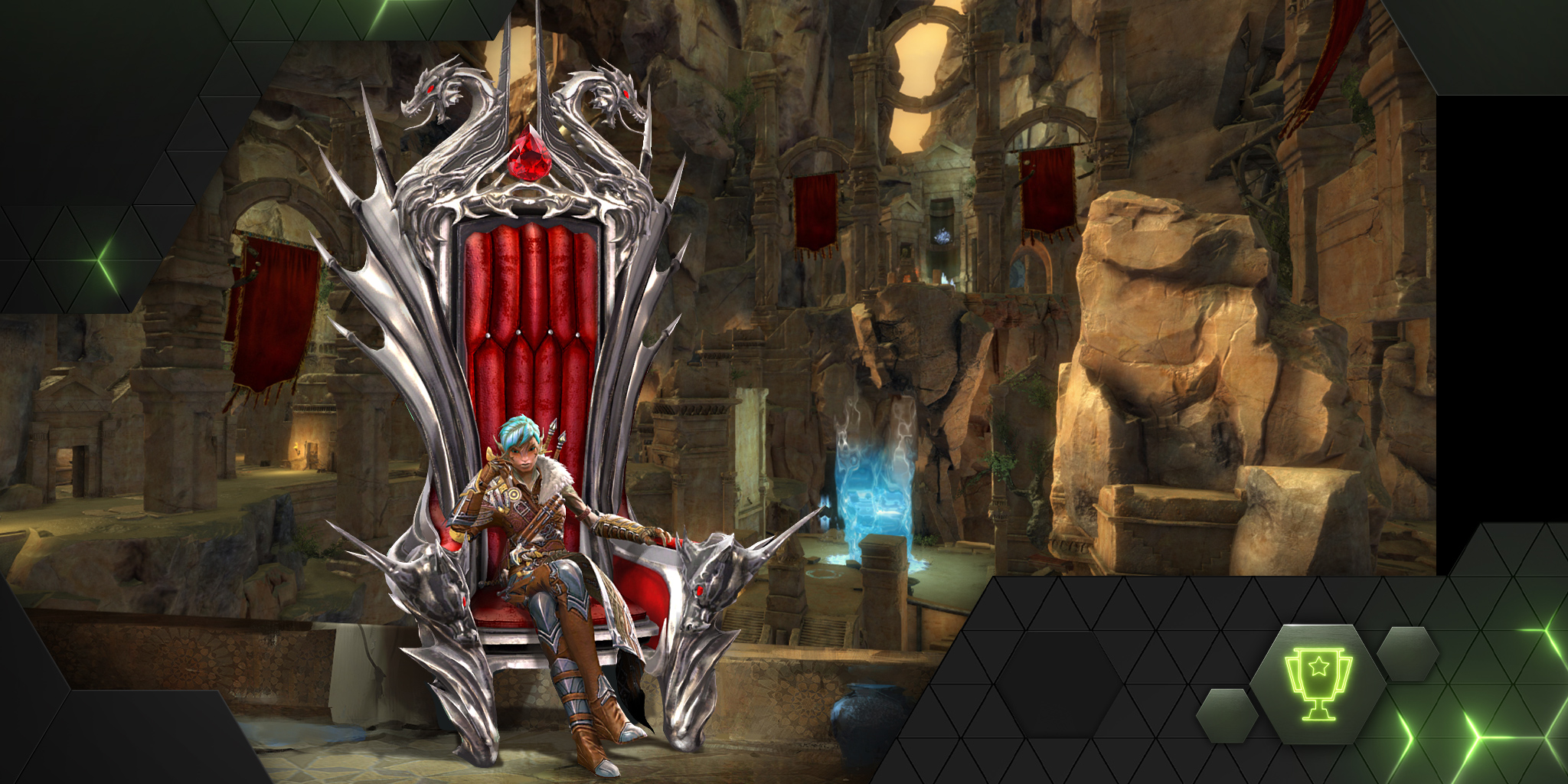 Guild Wars 2 - Emblazoned Dragon Throne